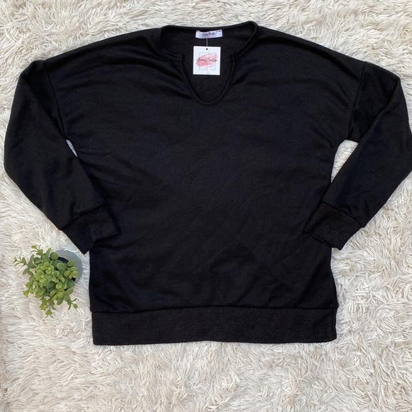 Jenny Boston Catch You L8er Crewneck Sweatshirt π Black - Picture 6 of 14